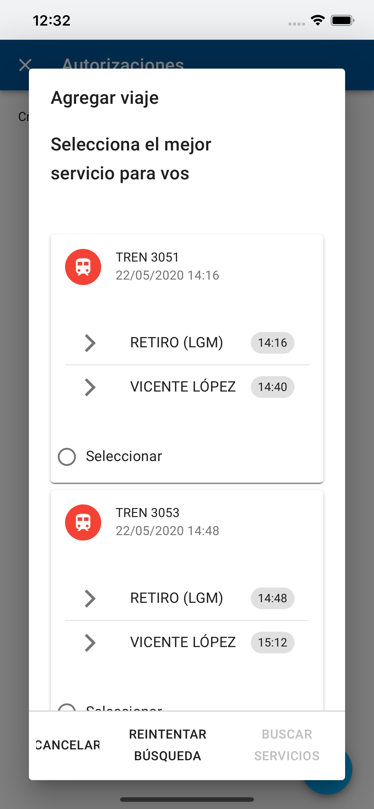 Reservá tu tren screenshot 4
