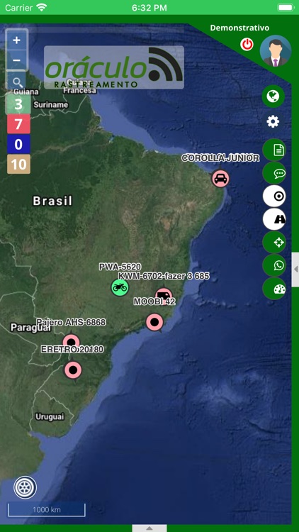 Oráculo Rastreamento