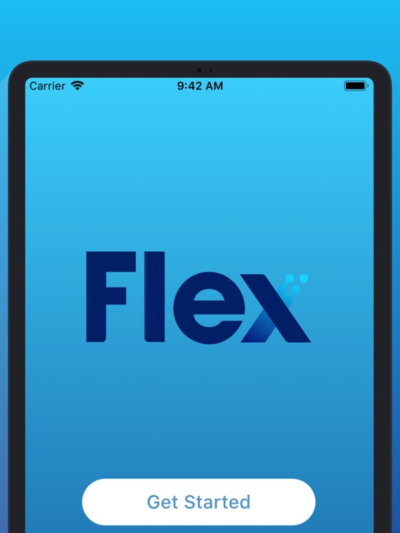 Flex Mobile App iPad screenshot 1 - Medical app