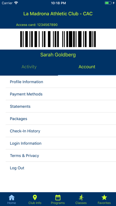 La Madrona Athletic Club - CAC Screenshot