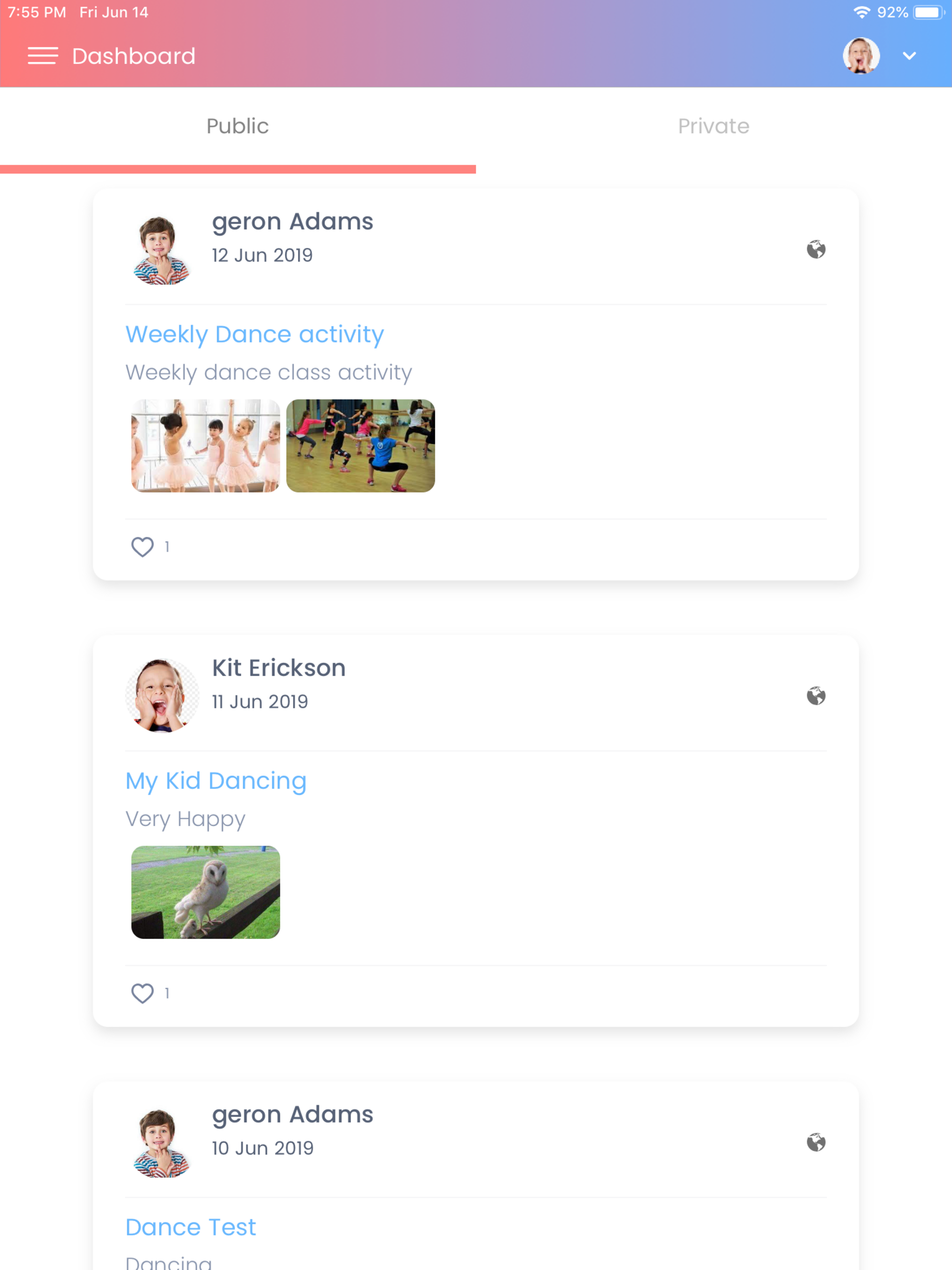 Class Parent screenshot 3