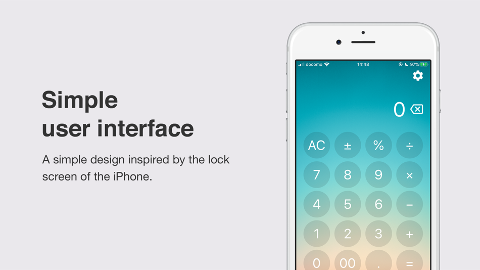 #3. Photo Calc - Simple Calculator (iOS) 由: kazuhiko sugimoto