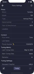 Piano Tuner(Pro Edition) screenshot #2 for iPhone