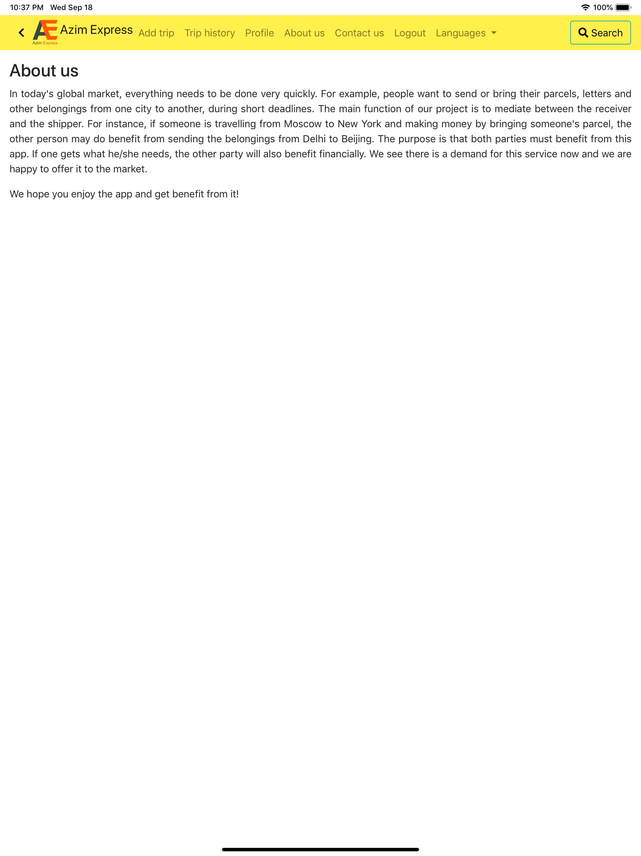 Azim Express screenshot 11