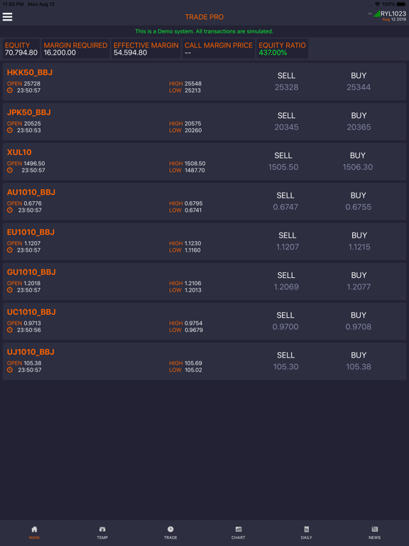 Screenshot #5 pour TradePro EquityworldFutures