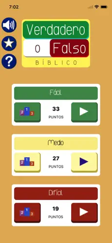 Screenshot 1 Verdadero o Falso (Biblico) iphone