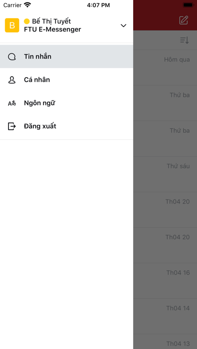 Screenshot #2 pour FTU Messenger
