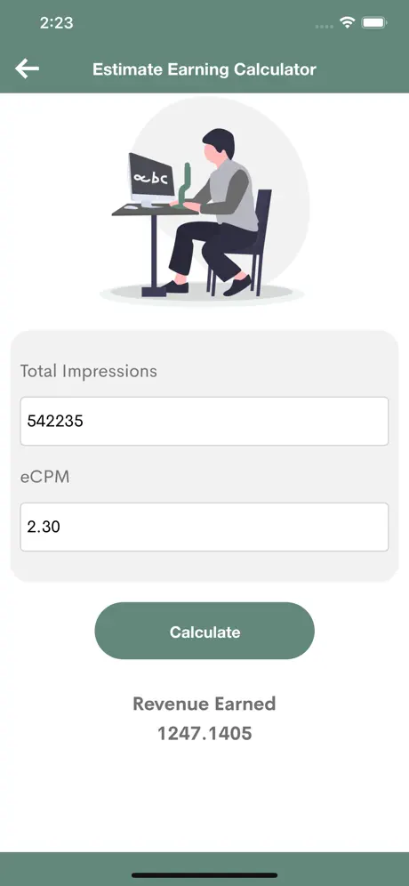 eCPM, CTR, RPM Calculator