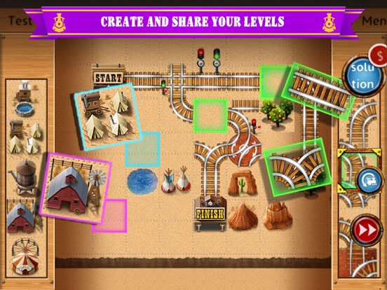 Screenshot #2 for Rail Maze 2 : Train Puzzler