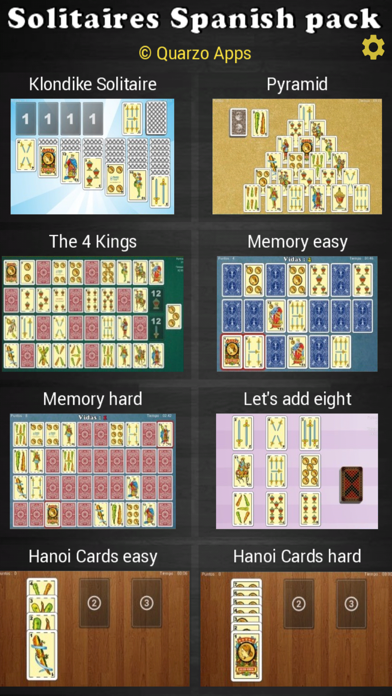 Solitaire pack (Spanish cards) Screenshot