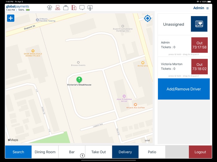 Global Payments Restaurant