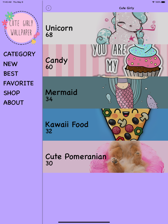 Screenshot #5 pour Mignonne fonds pour filles