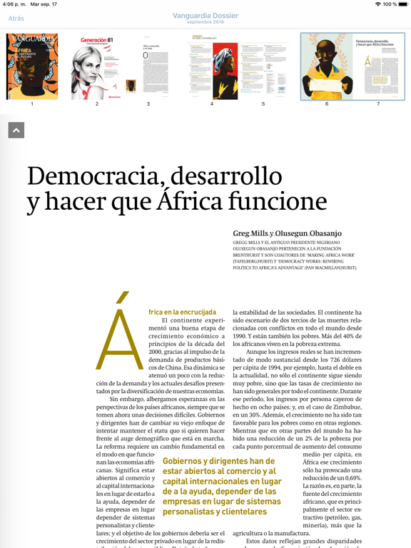 Screenshot #6 pour Vanguardia Dossier