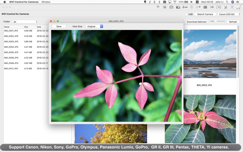 Screenshot #1 pour WIFI Control for Cameras