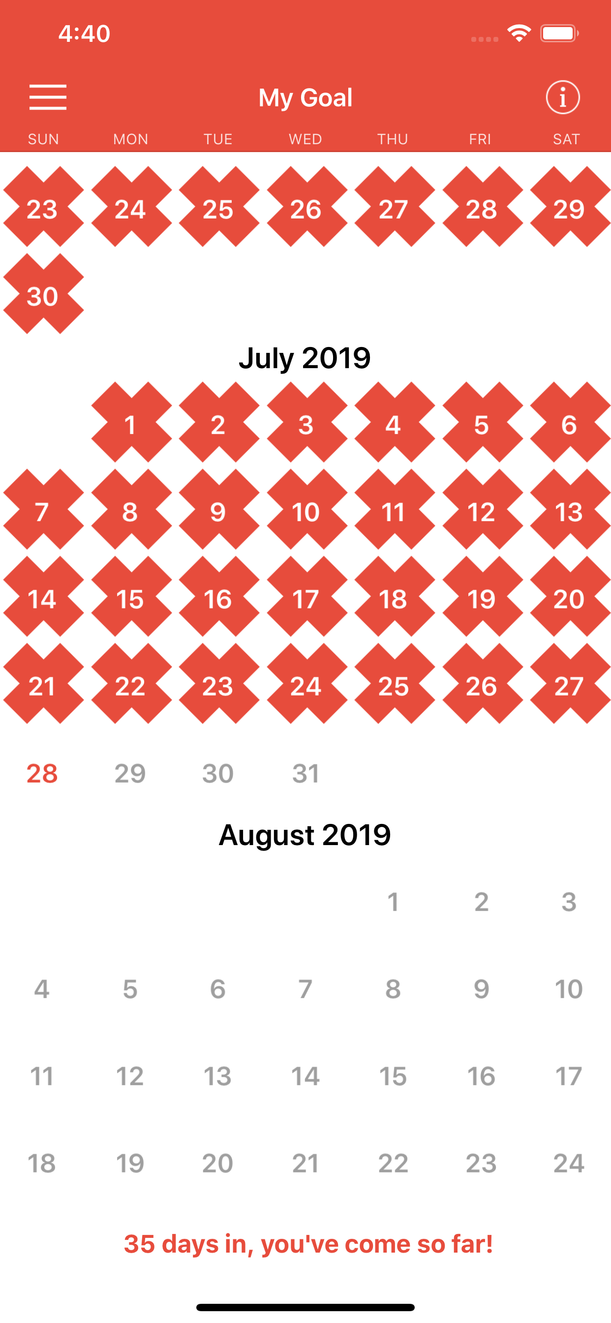 Don't Break The Chain!