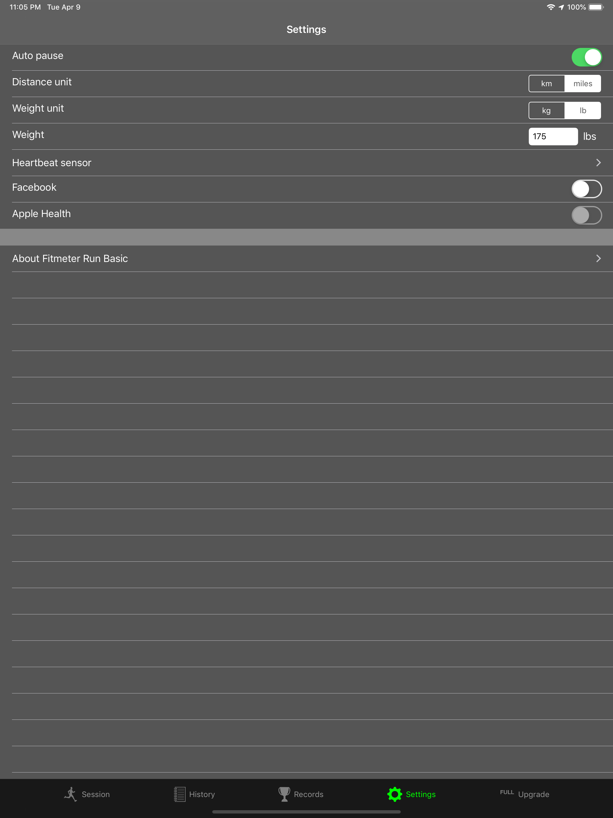 Fitmeter Run Basic – GPS Run screenshot 11