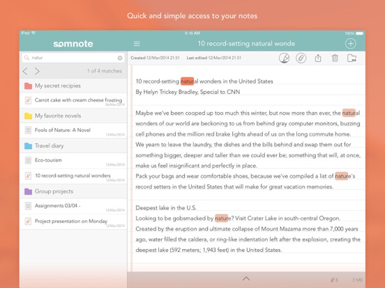App screenshot