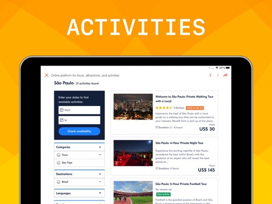 São Paulo Travel Guide iPad screenshot 6 - Travel app