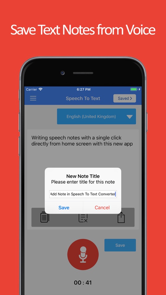 #9. Speech to Text Voice Typing (iOS) Podle: Mudasser Khalid