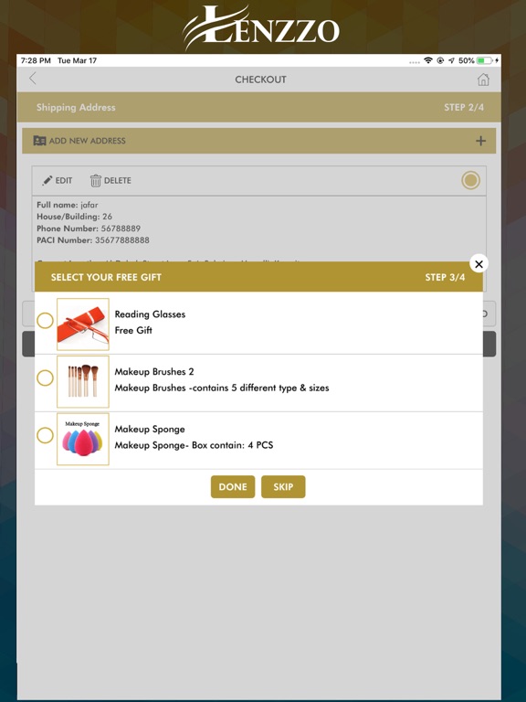 Lenzzo لينزو iPad screenshot 7 - Shopping app