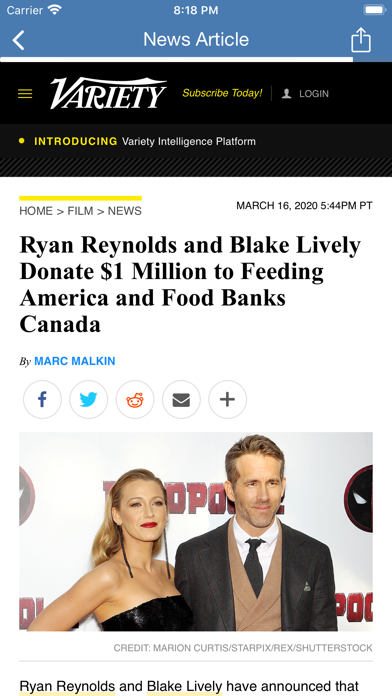 Uplifting News Screenshot