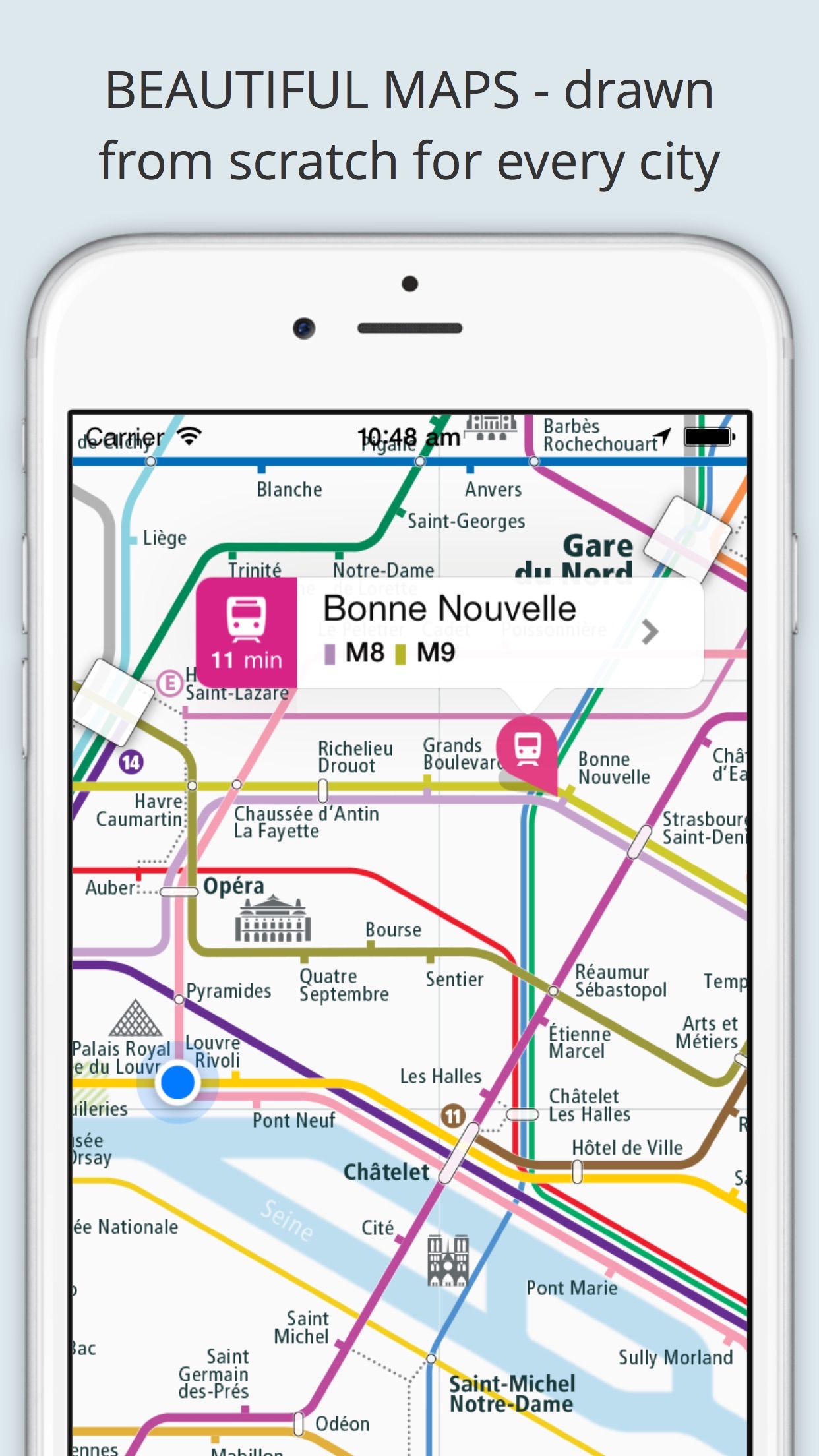 Screenshot do app City Rail Map - Travel Offline