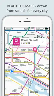 city rail map - travel offline iphone screenshot 1