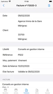 gestion micro-entrepreneur iPhone Captures Décran 4