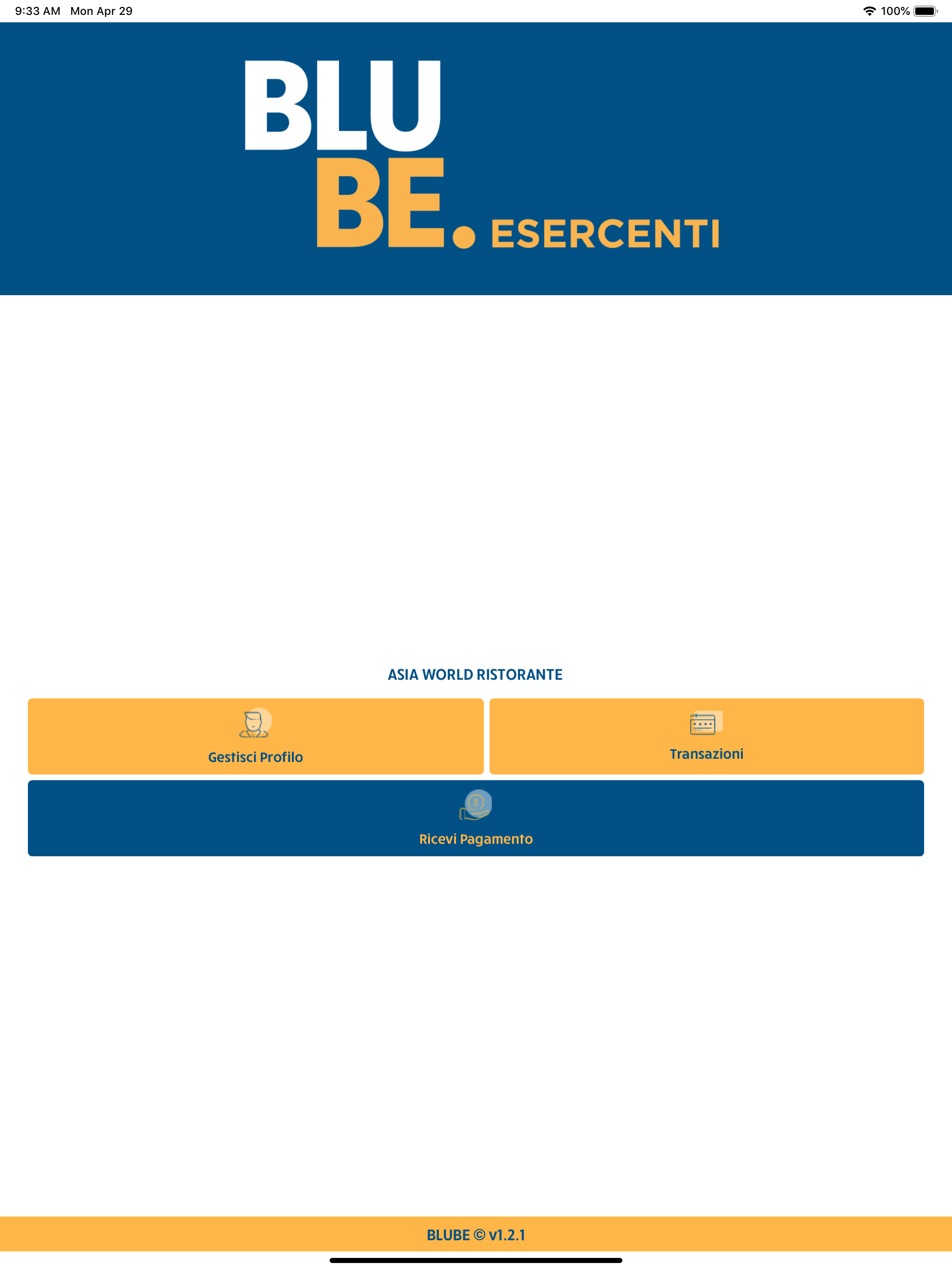 Bluticket Card Esercente