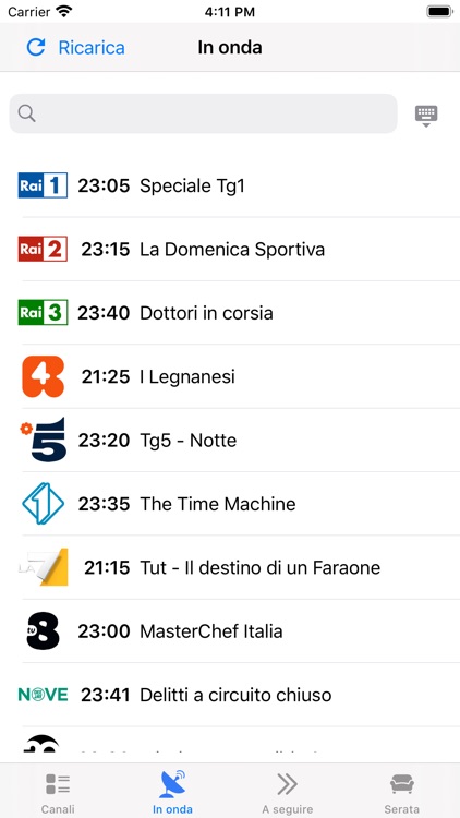 Guida TV italiana