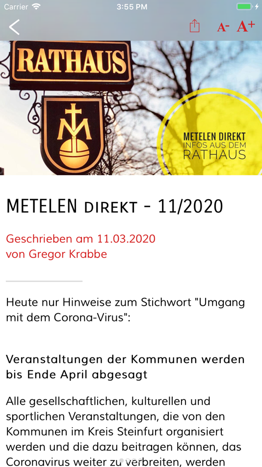 #2. Metelen-App (iOS) 由: Wir sind Metelen e.V.