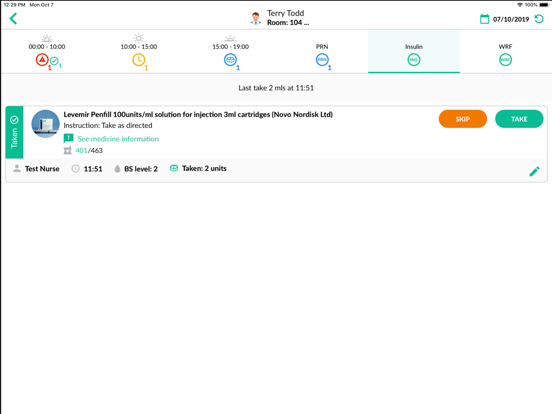 Screenshot #6 pour VCare EMAR App
