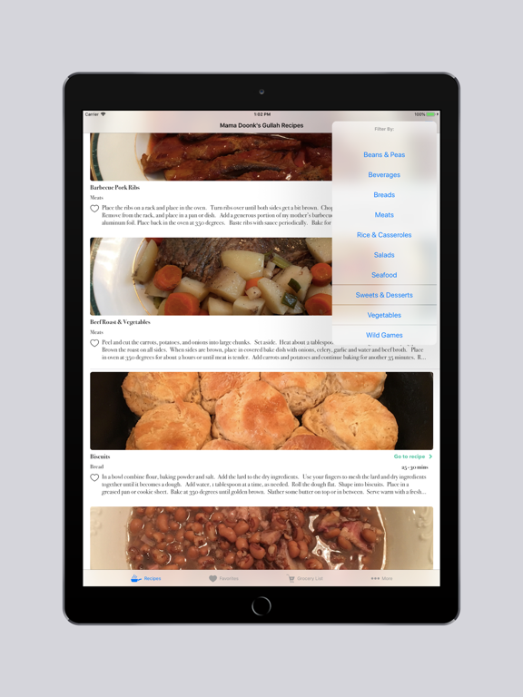 Screenshot #6 pour Gullah Recipes
