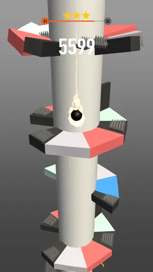 Helix Poly Color Switch Game screenshot 2
