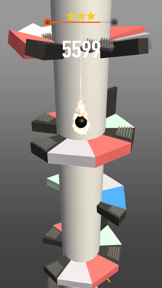 #2. Helix Poly Color Switch Game (iOS) Podle: Salman Jan