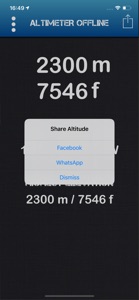 Altimeter Offline screenshot #2 for iPhone