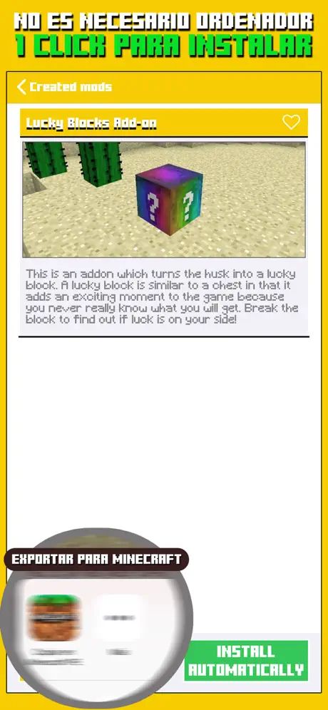 Mods for Minecraft PC & PE