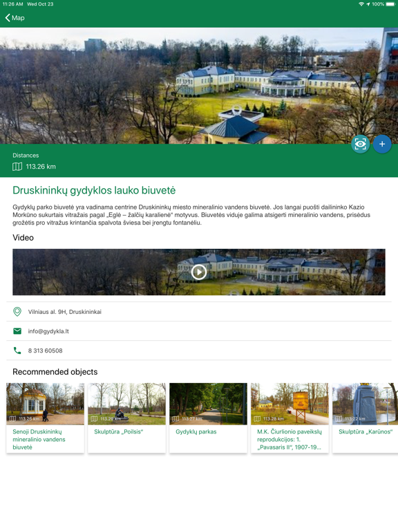 Secrets of Dzukija iPad screenshot 2 - Travel app