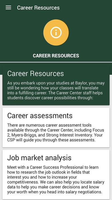 Baylor Career Day screenshot 4