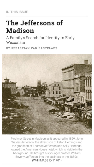 Screenshot #2 pour Wisconsin Magazine of History