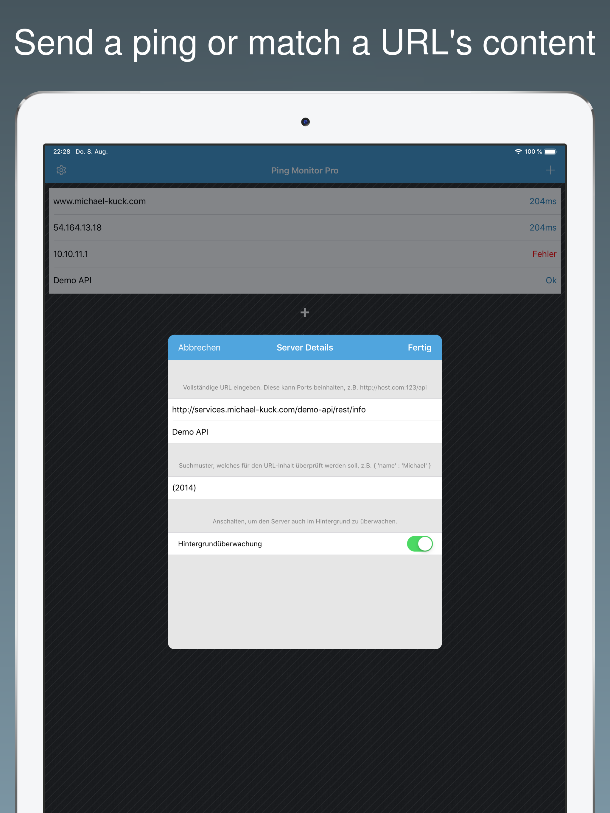 Ping Monitor - Server Status screenshot 8