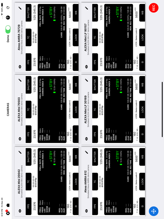 Screenshot #4 pour CineControl Multicam for ARRI