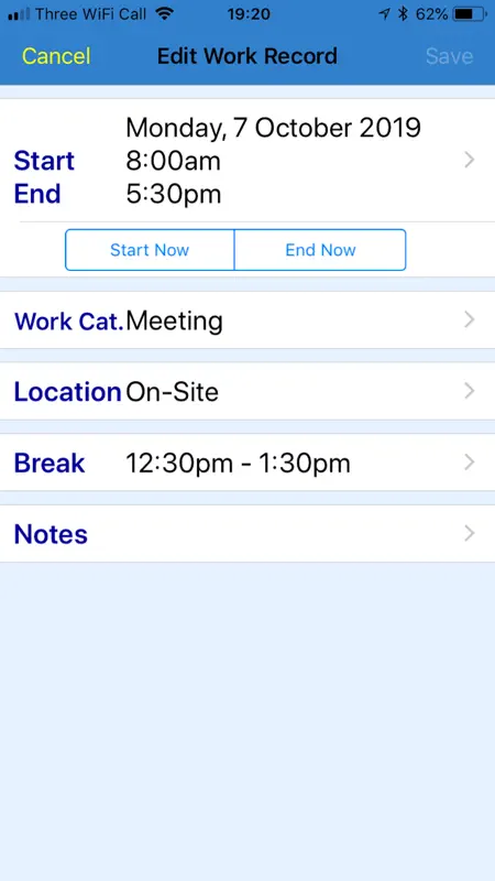Work Diary screenshot 2 of 5
