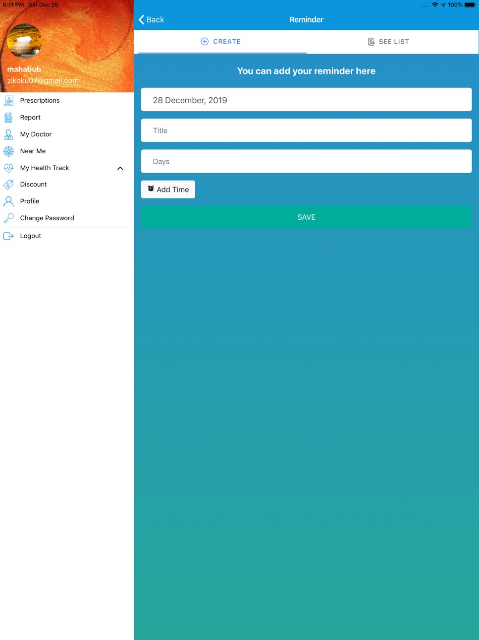 iPad screenshot