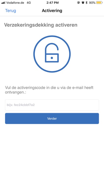 WERTGARANTIE Activering