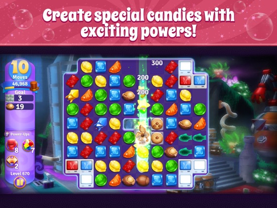 Wonka's World of Candy Match 3 iPad app afbeelding 4