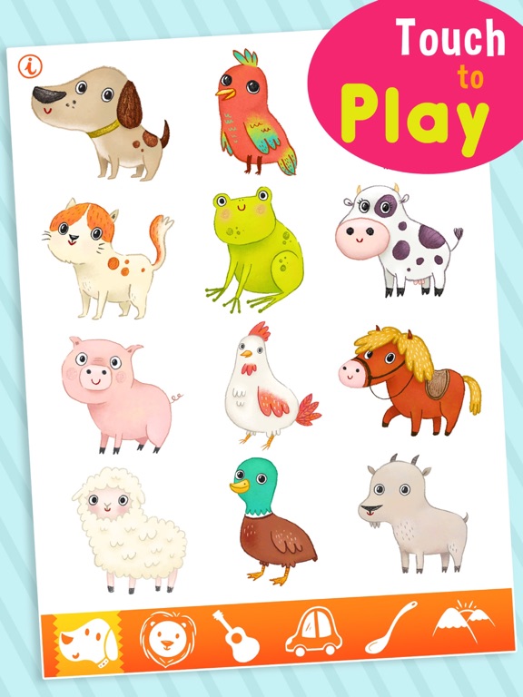 Toddler Sound 123 iPad screenshot 1 - Education app