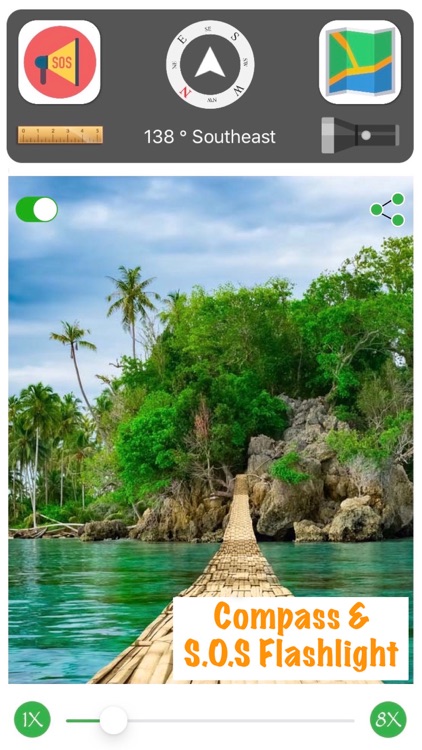 Binoculars, Compass, SOS Light screenshot-6