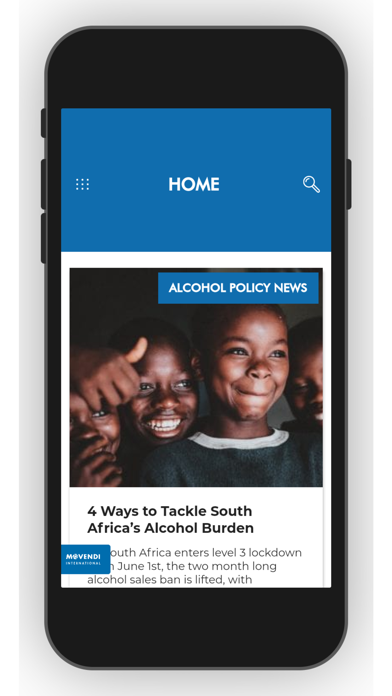 Screenshot #1 pour Alcohol Policy News App