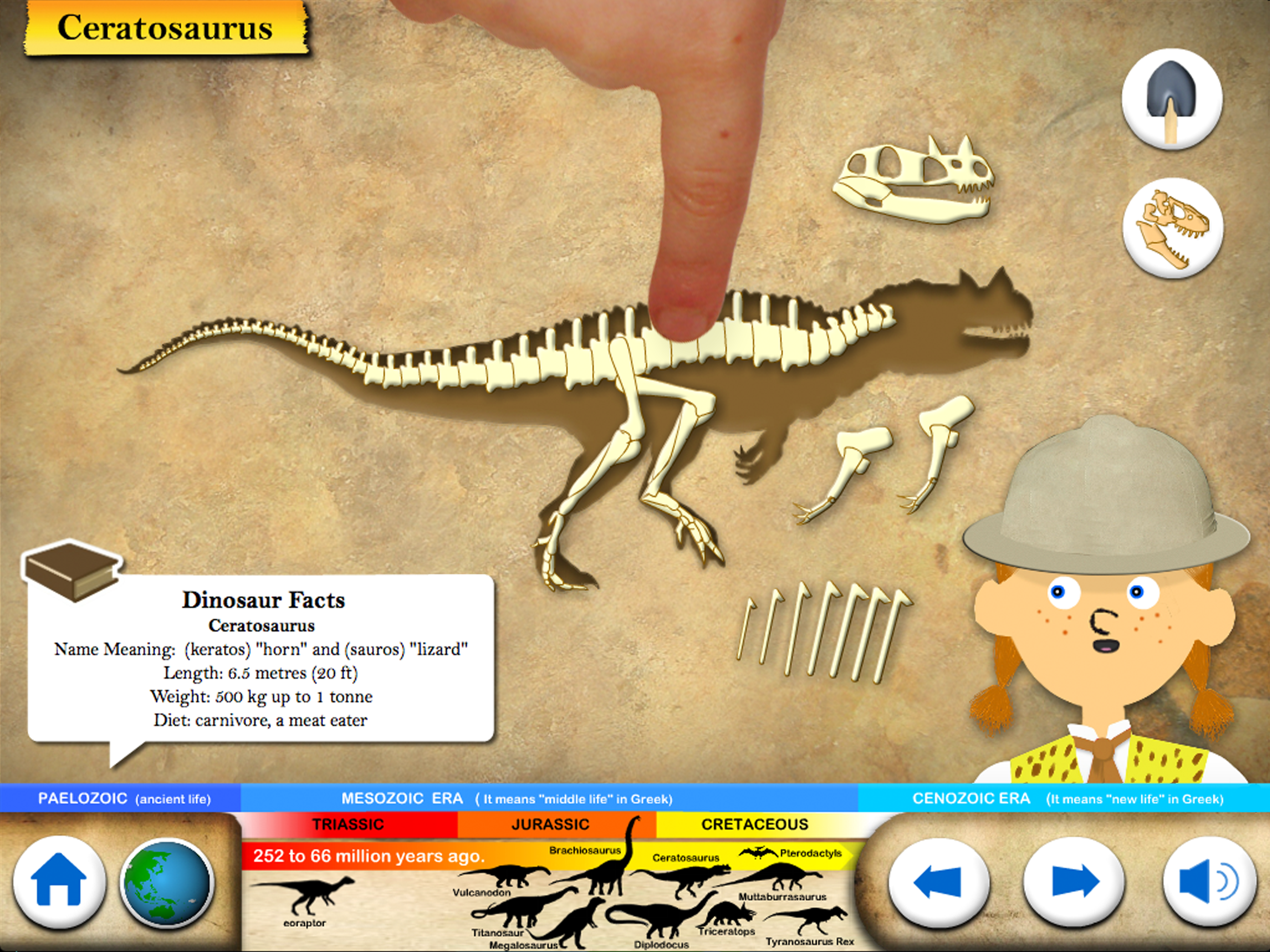 Dinosaur & Fossils for kids screenshot 4